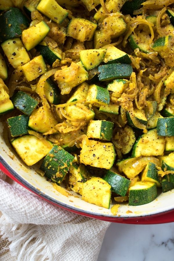 Indian Zucchini - A Hedgehog in the Kitchen